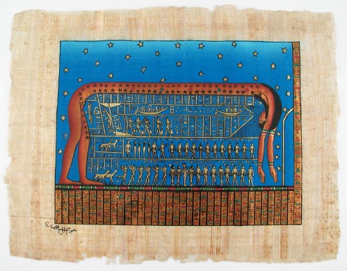 Nut Sky Goddess Papyrus