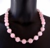 Rose Quartz Necklace Set