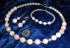 Rose Quartz Necklace Set