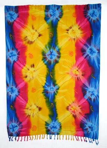 Blue Rainbow Sarong