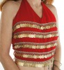 Belly Dance Halter Top with Coins