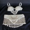Sequin Bra and Belt Set