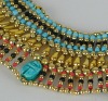 Egyptian Beaded Collar Small