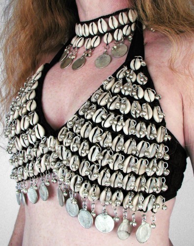Shell Bra with Bells and Coins