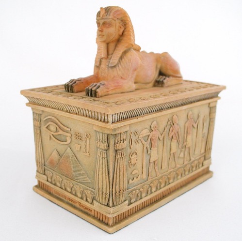 Egyptian Sphinx Trinket Box