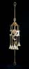Brass Moon Wind Chime with Sun & Bells