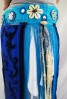 Belly Dance Tribal Hip Wrap Turq