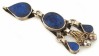 Blue Lapis Belly Dance Ornament