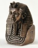 Small King Tut Bust, Bronze