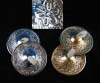 Embossed Belly Dance Zills-Set of 4