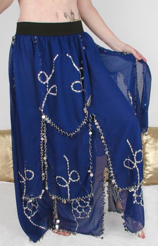 Belly Dance Skirt with Sequins | Zarifa's Touch of Egypt