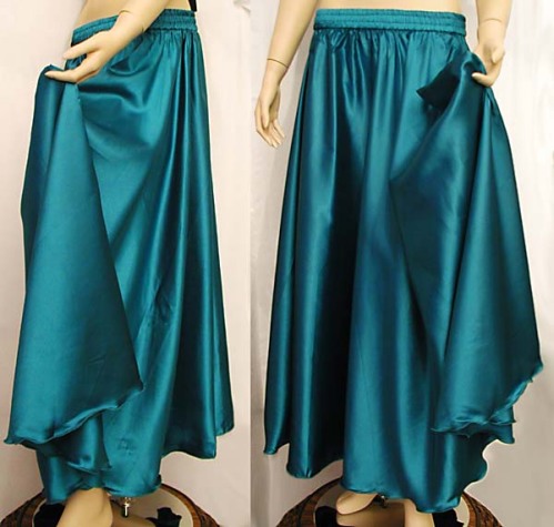 Satin Belly Dance Skirt | Zarifa's Touch of Egypt